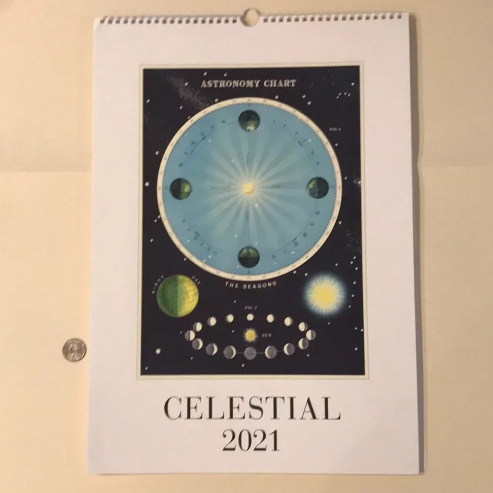 2021 Large Celestial-Themed Wall Calendar